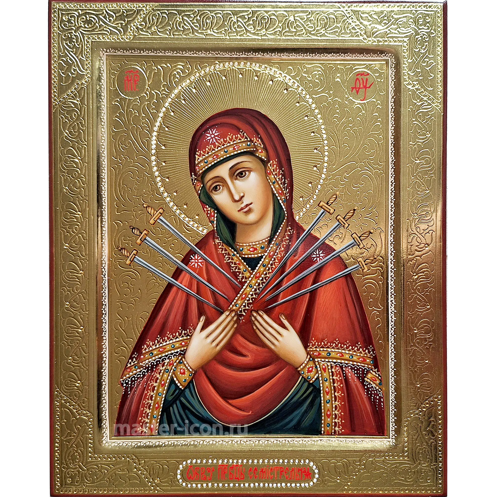 Икона Божией Матери Семистрельная Икона Божией Матери Семистрельная