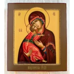 Писанная икона Владимирской Богородицы