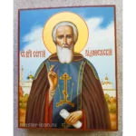 Писанная икона Сергия Радонежского